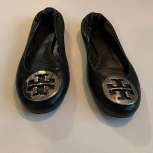 Tory Burch Minnie Travel Leather Ballet Flats
